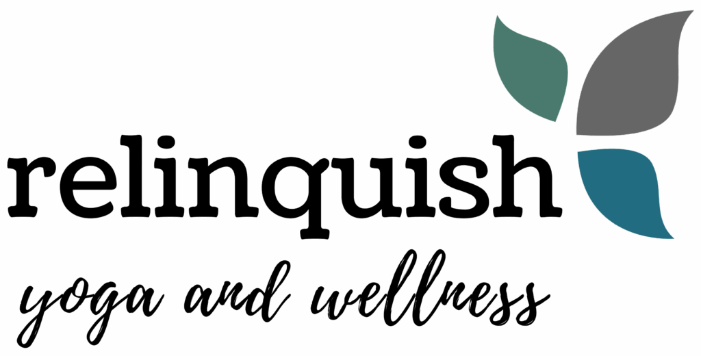 relinquish yoga and wellness logo