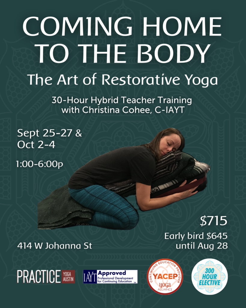 Restorative child's pose